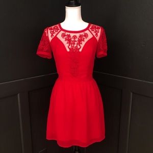 UO/Kimchi Blue Embroidered Dress